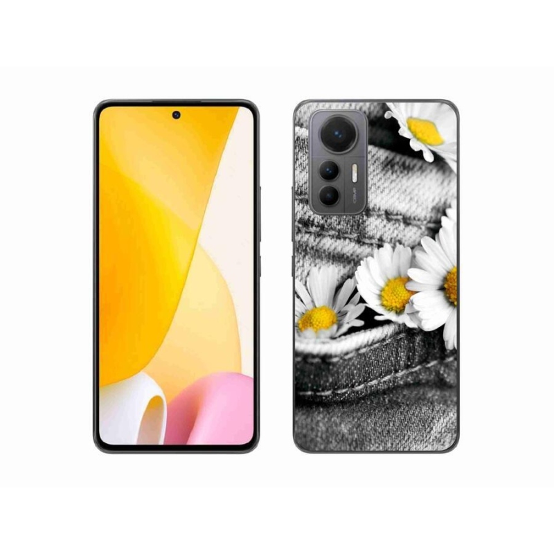 Gél tok mmCase a Xiaomi 12 Lite készülékhez - Százszorszépek