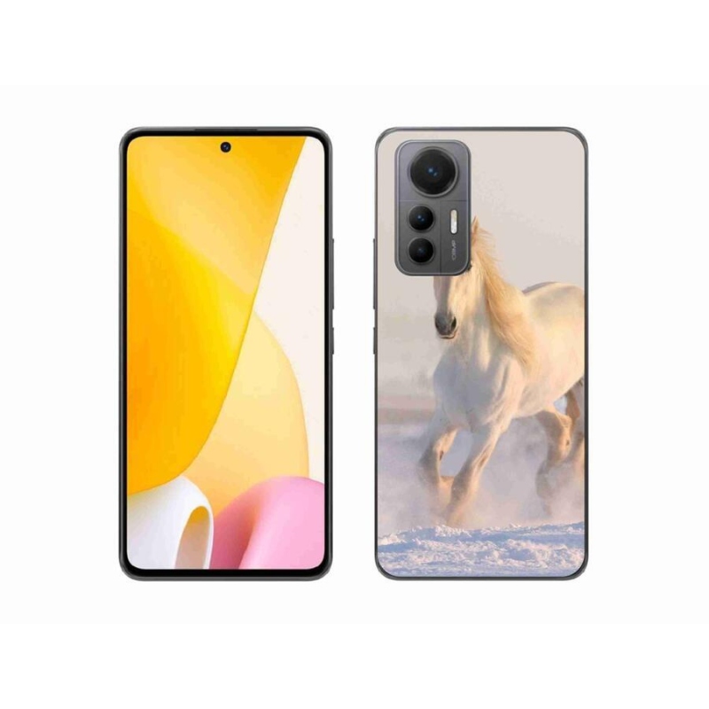 Gél tok mmCase a Xiaomi 12 Lite számára - ló a hóban