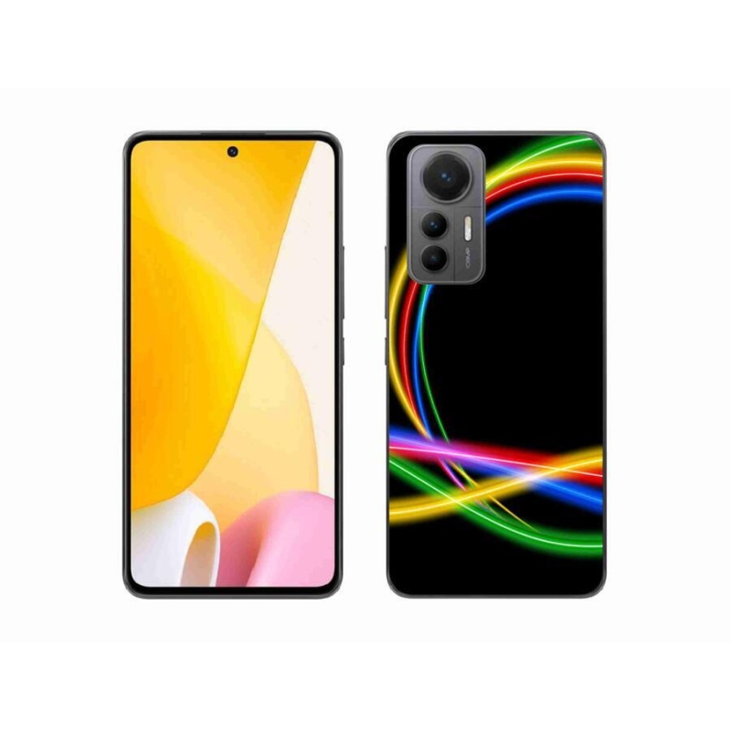 Gél tok mmCase a Xiaomi 12 Lite számára - neon körök