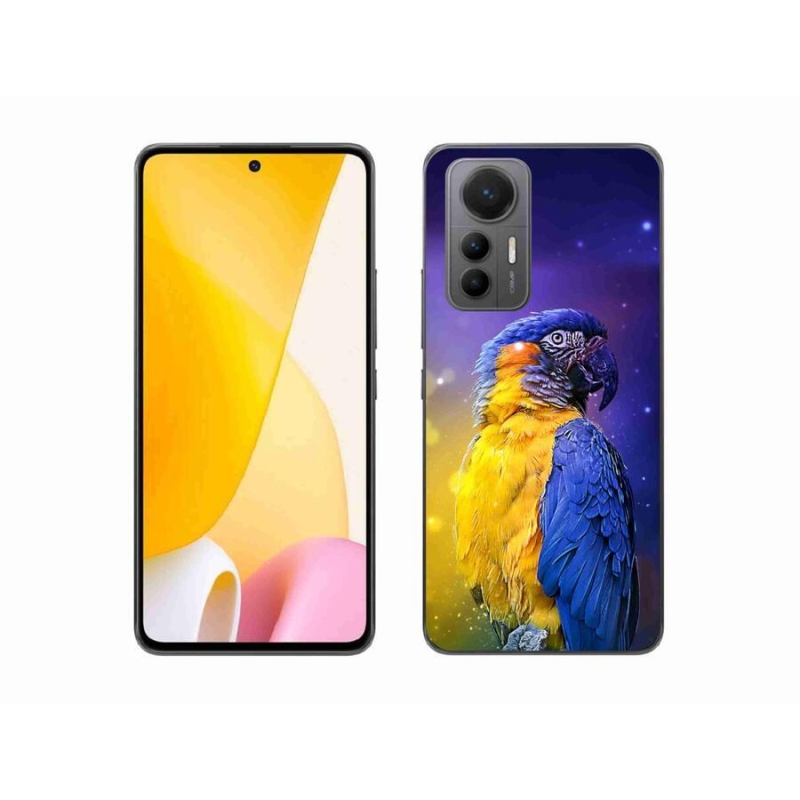 Gél tok mmCase a Xiaomi 12 Lite készülékhez - papagáj ara 1