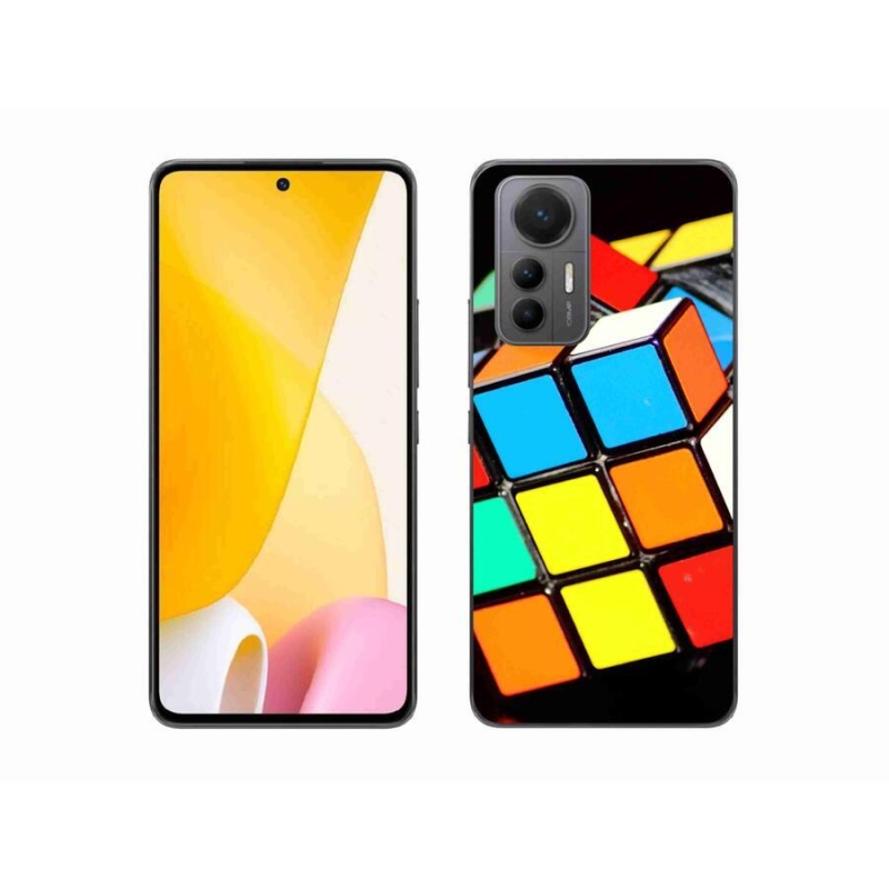 Gél tok mmCase a Xiaomi 12 Lite-hoz - Rubik-kocka
