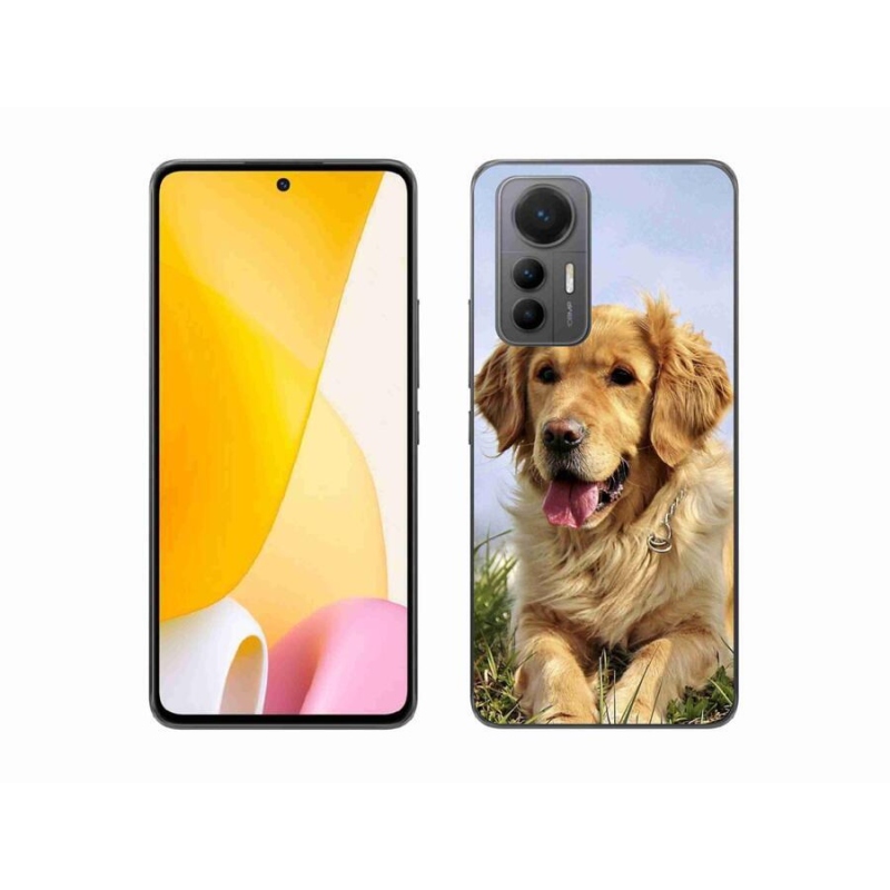 Gél tok mmCase a Xiaomi 12 Lite számára - arany retriever