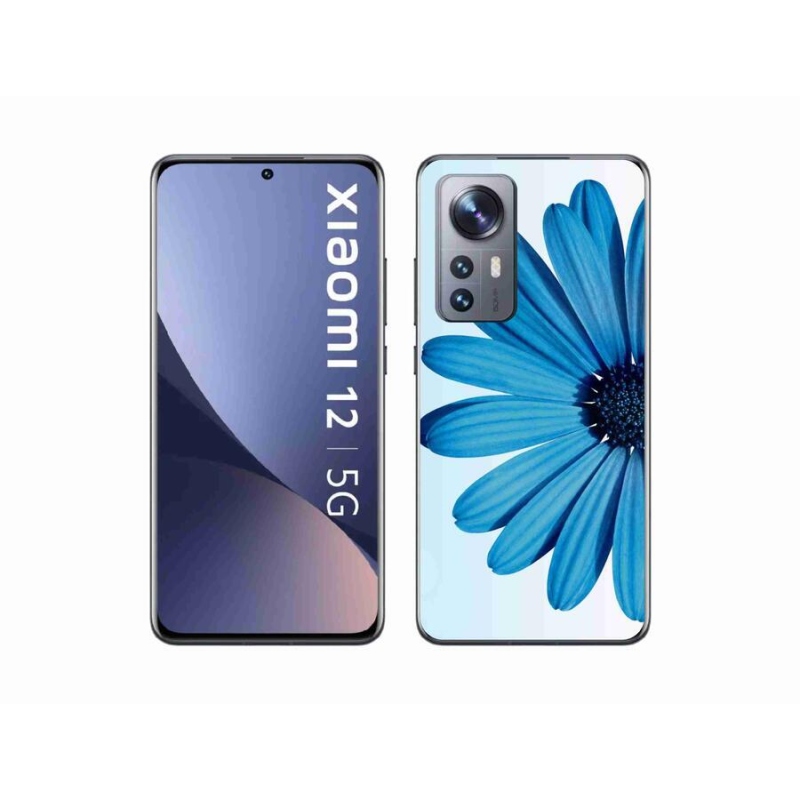 Gél tok mmCase a Xiaomi 12-hez - kék százszorszép