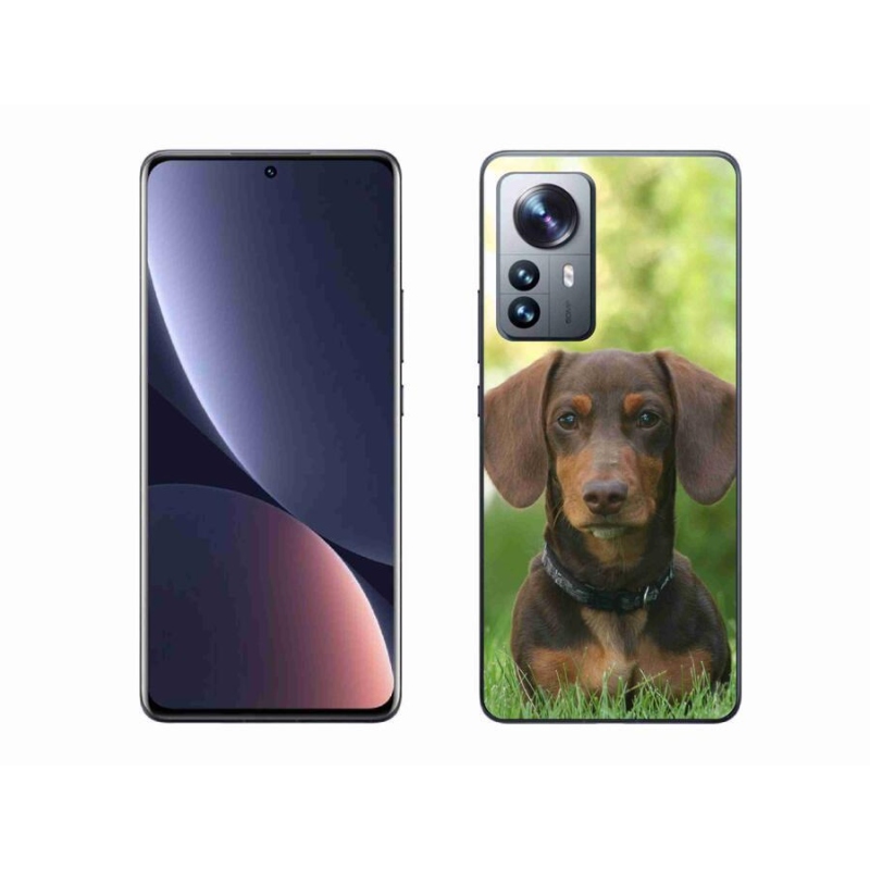 Gél tok mmCase a Xiaomi 12 Pro számára - barna tacskó