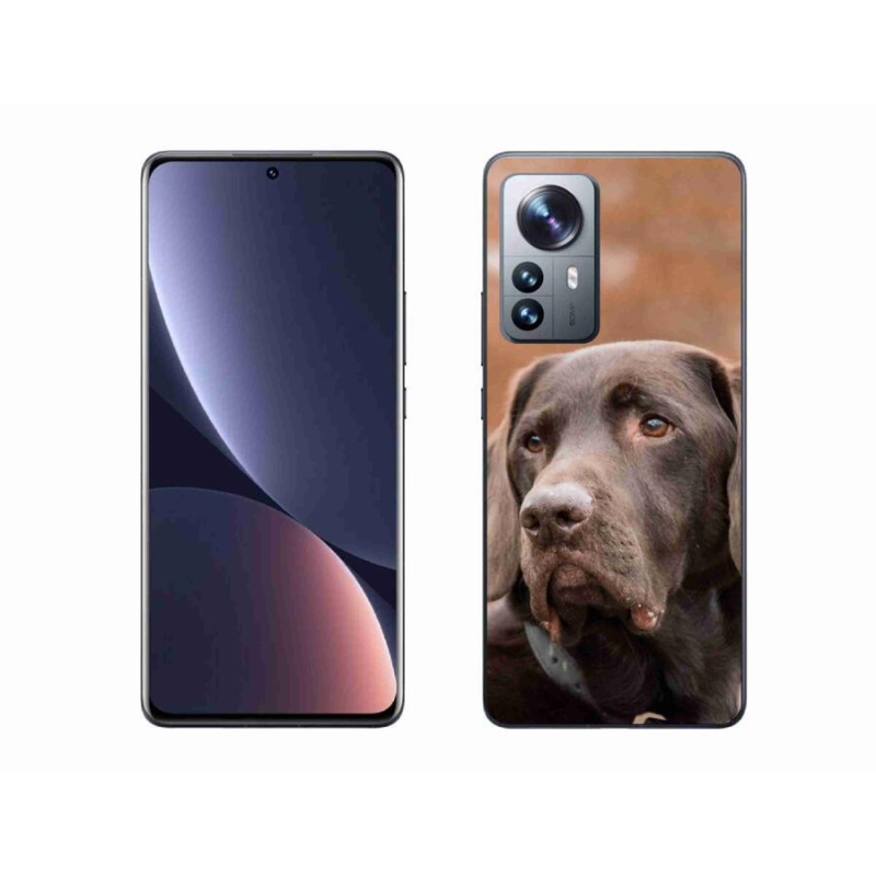 Gél tok mmCase a Xiaomi 12 Pro számára - barna labrador