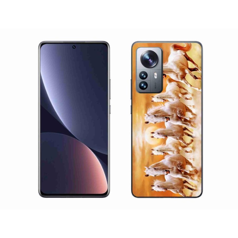 Gél tok mmCase a Xiaomi 12 Pro számára - lovak 2