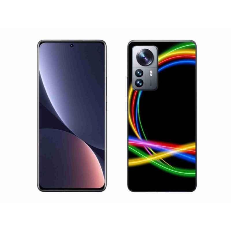 Gél tok mmCase a Xiaomi 12 Pro számára - neon körök