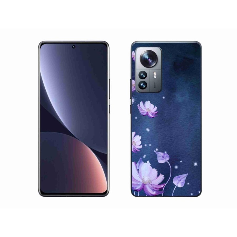 Gél tok mmCase a Xiaomi 12 Pro számára - hulló virágok