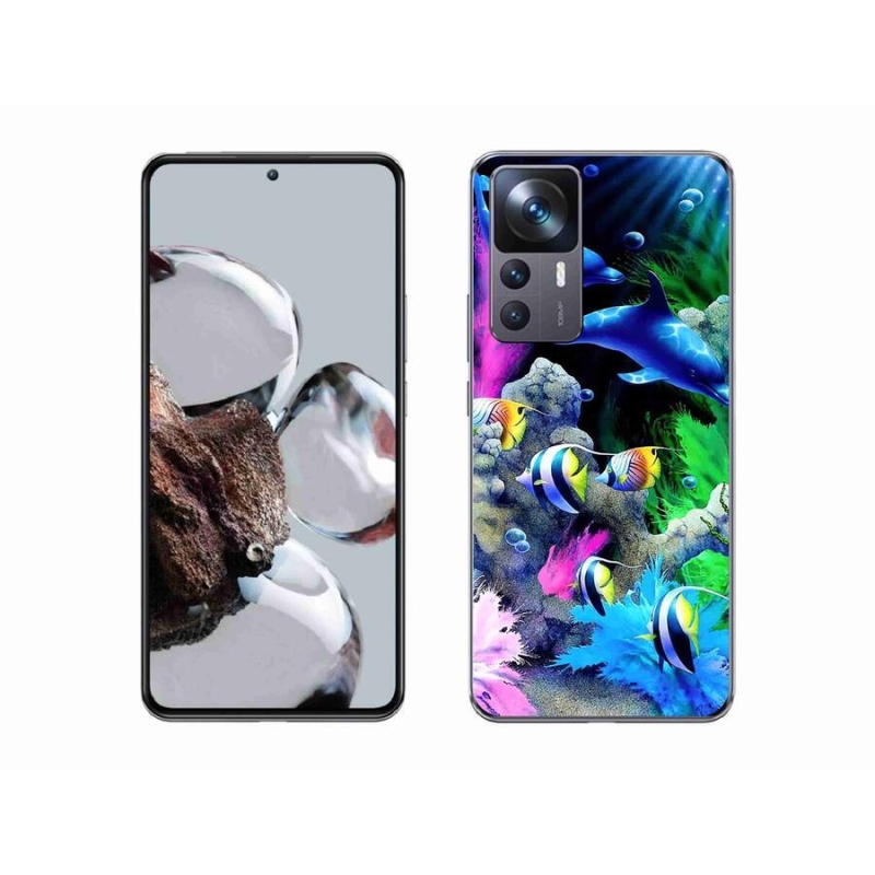 Gél tok mmCase a Xiaomi 12T-hez - tengeri világ