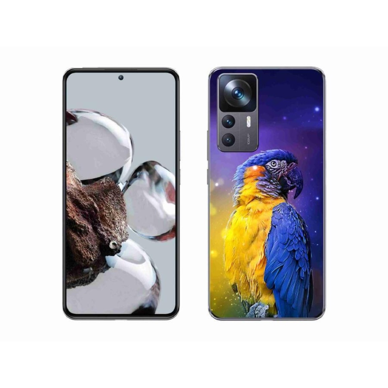 Gél tok mmCase a Xiaomi 12T Pro számára - papagáj ara 1