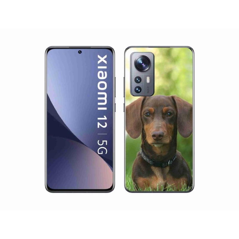 Gél tok mmCase a Xiaomi 12X-hez - barna tacskó