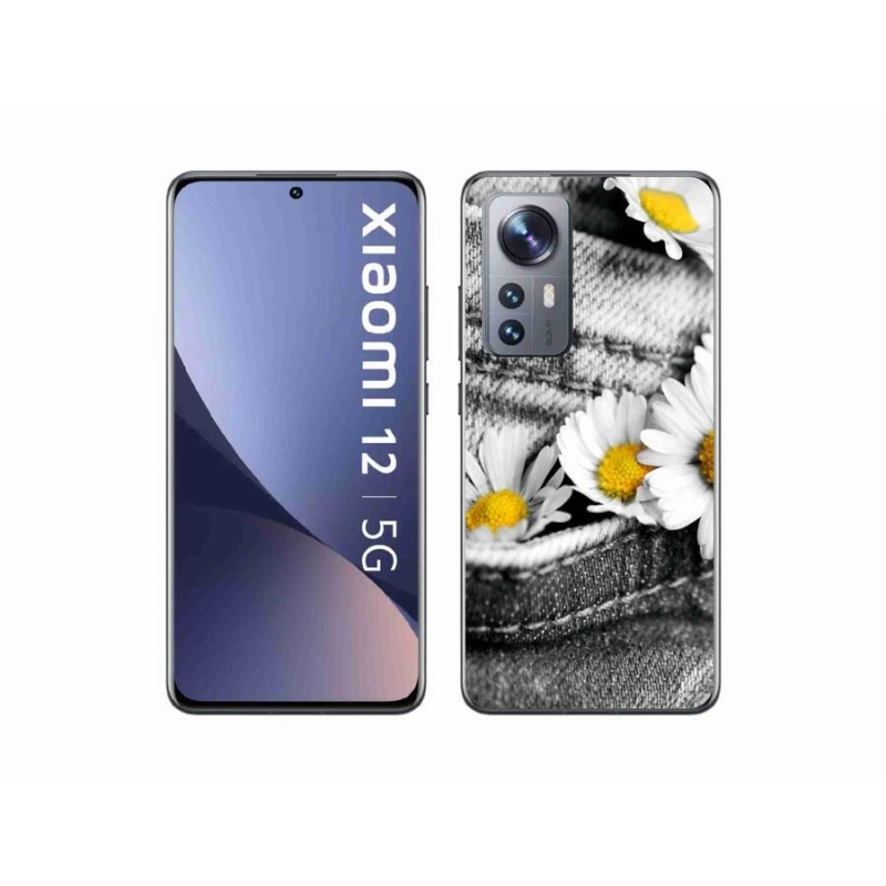 Gél tok mmCase a Xiaomi 12X-hez - százszorszépek