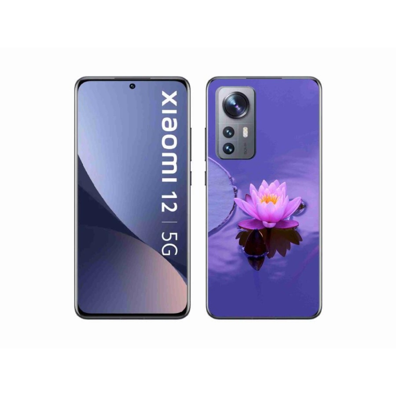 Gél tok mmCase a Xiaomi 12X-hez - virág a felületen