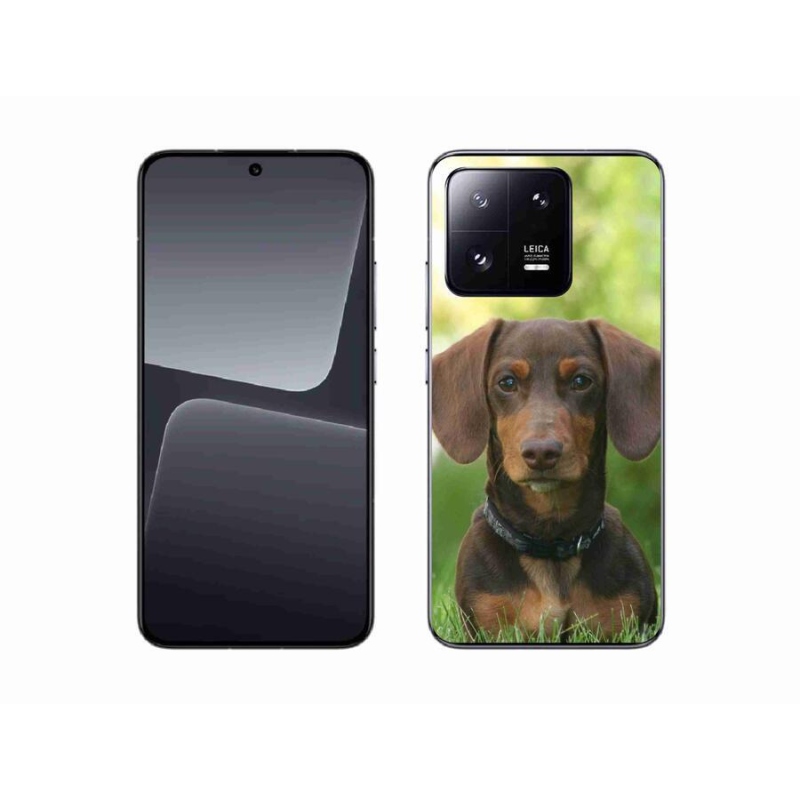 Gél tok mmCase a Xiaomi 13-ashoz - barna tacskó