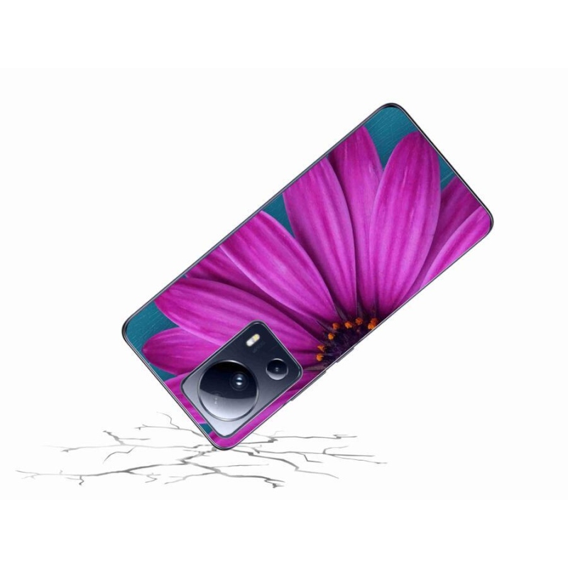 Gél tok mmCase a Xiaomi 13 Lite-hoz - lila margaréta