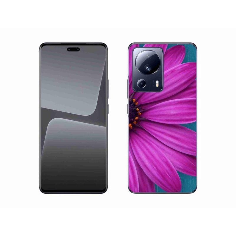 Gél tok mmCase a Xiaomi 13 Lite-hoz - lila margaréta
