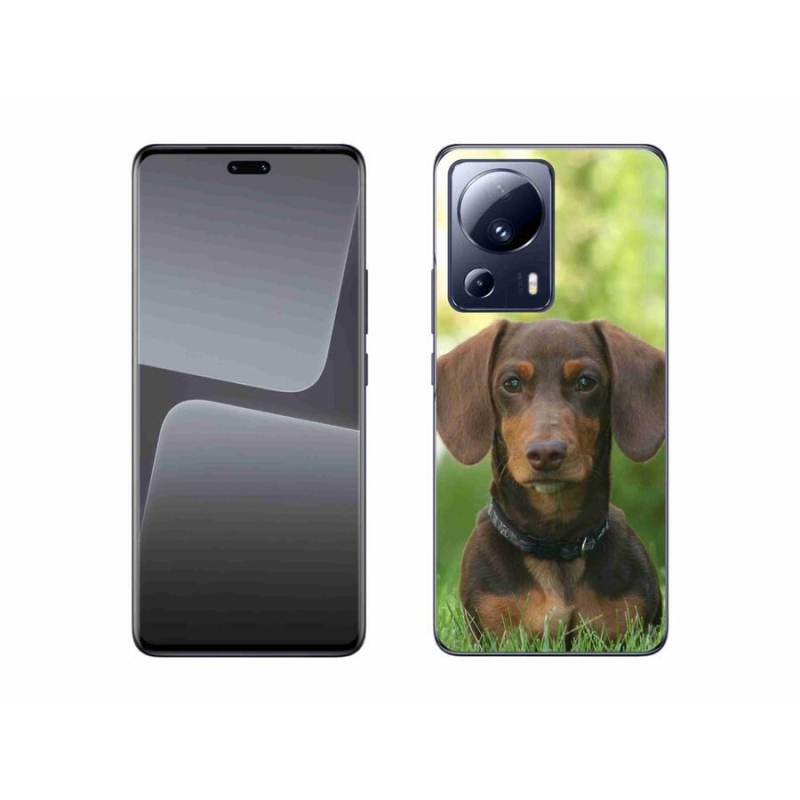 Gél tok mmCase a Xiaomi 13 Lite készülékhez - barna tacskó