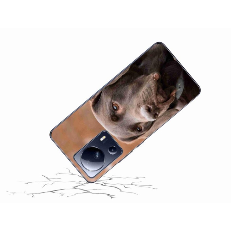 Gél tok mmCase a Xiaomi 13 Lite készülékhez - barna labrador