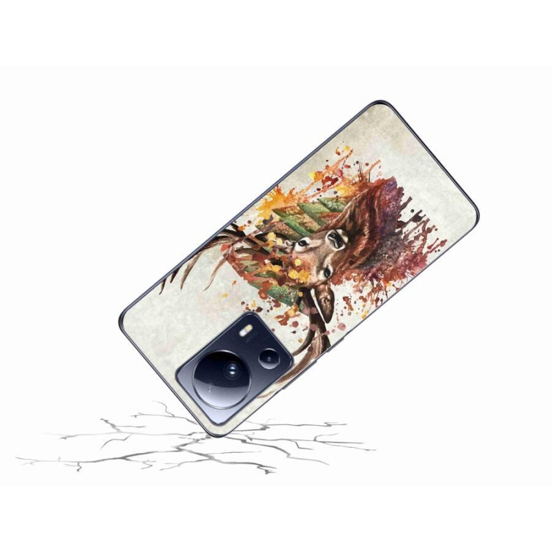 Gél tok mmCase a Xiaomi 13 Lite-hoz - szarvas 1