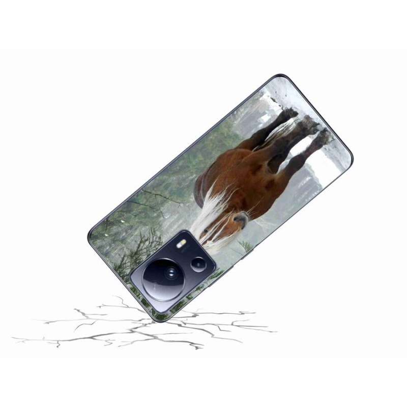 Gél tok mmCase a Xiaomi 13 Lite számára - ló az erdőben