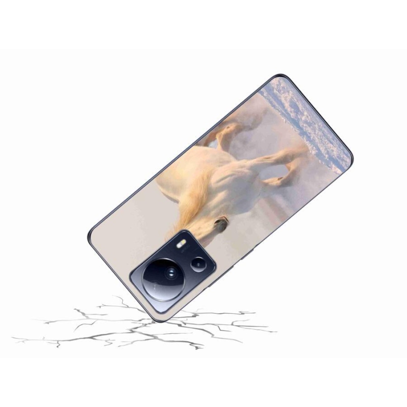 Gél tok mmCase a Xiaomi 13 Lite számára - ló a hóban