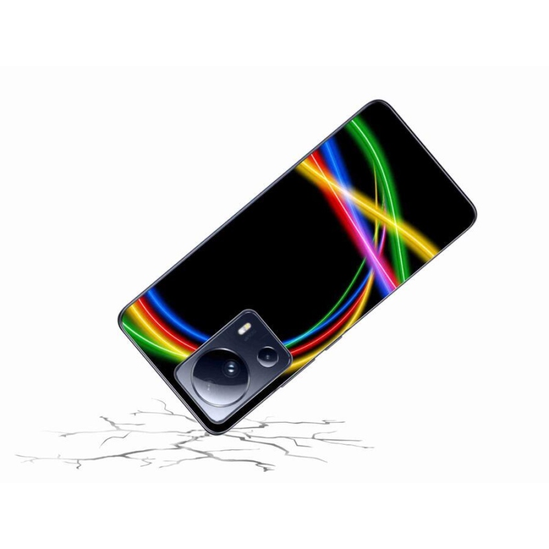 Gél tok mmCase a Xiaomi 13 Lite készülékhez - neon körök