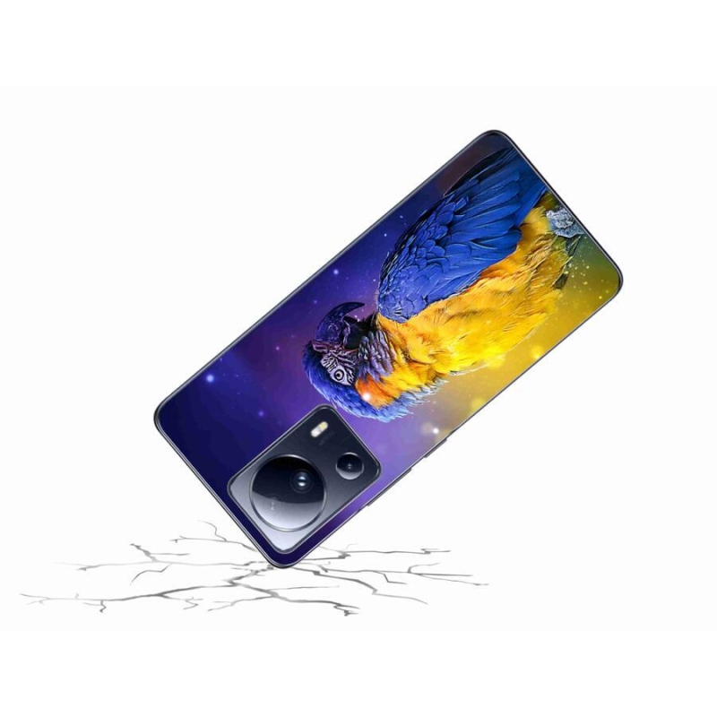Gél tok mmCase a Xiaomi 13 Lite-hoz - papagáj ara 1