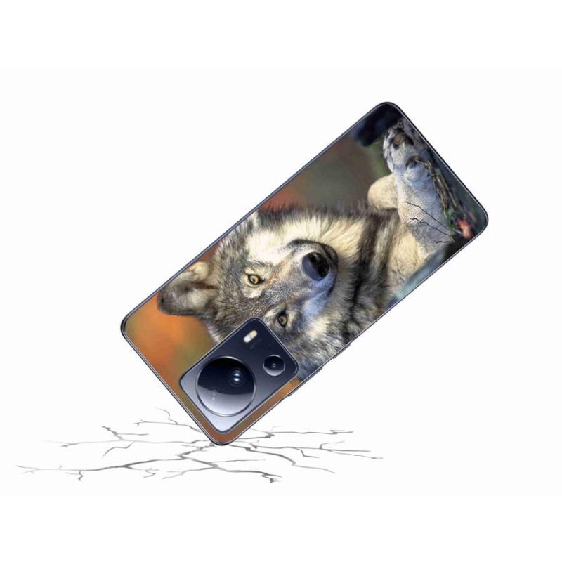 Gél tok mmCase a Xiaomi 13 Lite-hoz - farkas