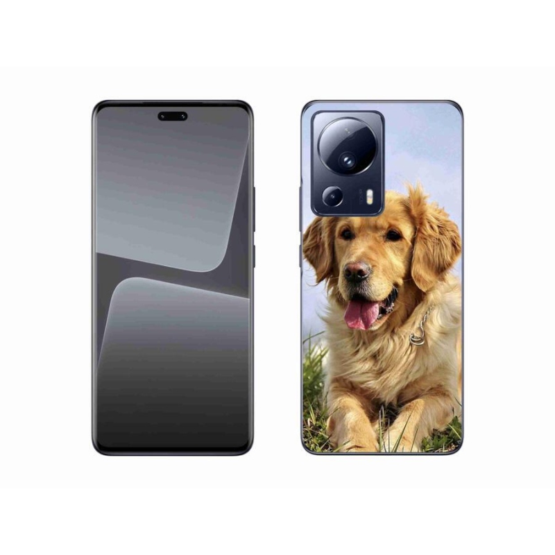 Gél tok mmCase a Xiaomi 13 Lite számára - arany retriever