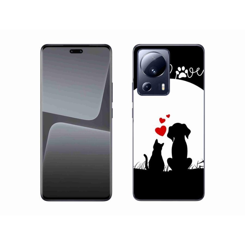 Gél tok mmCase a Xiaomi 13 Lite-hoz - állati szeretet