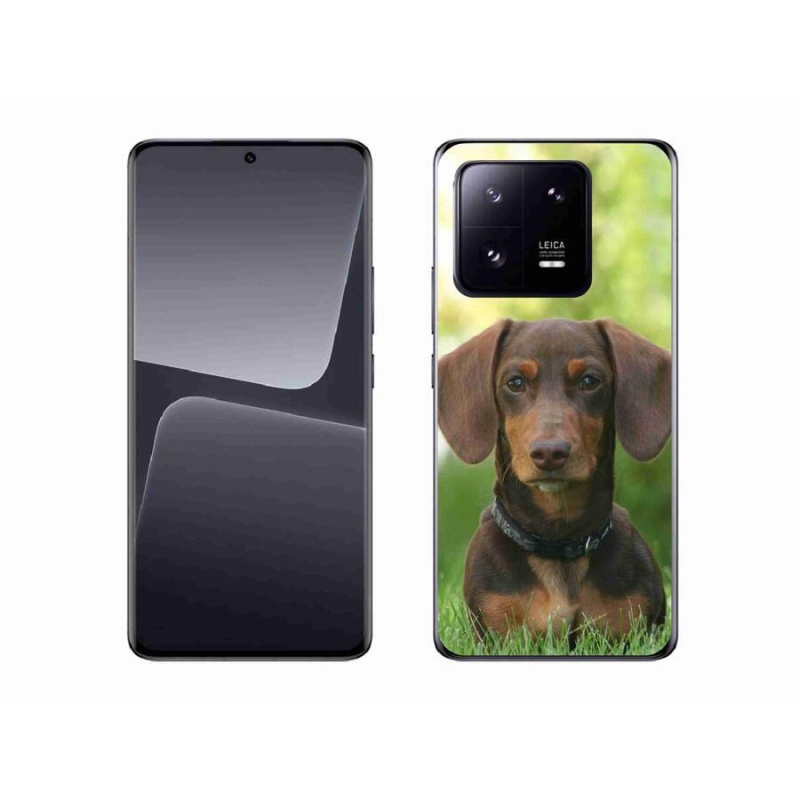 Gél tok mmCase a Xiaomi 13 Pro számára - barna tacskó