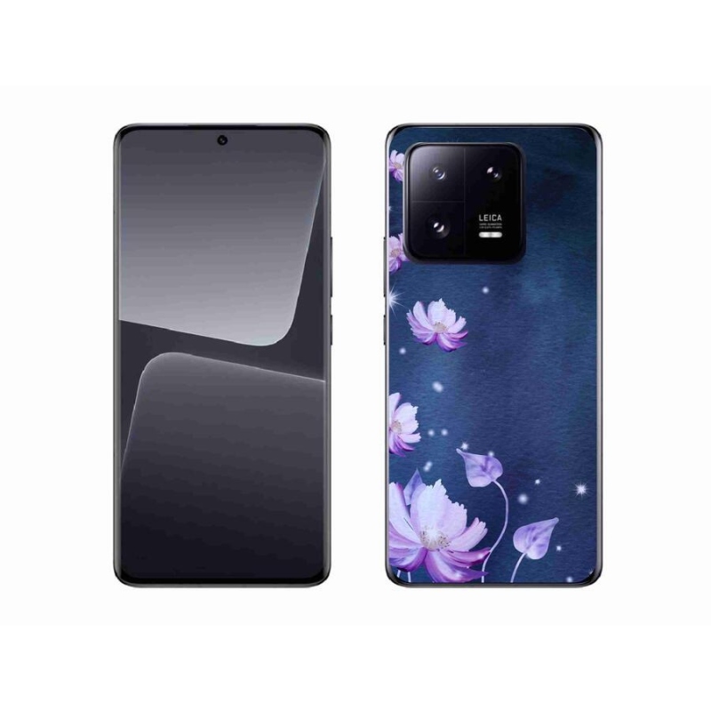 Gél tok mmCase a Xiaomi 13 Pro számára - hulló virágok