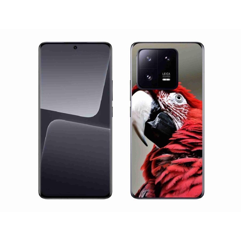 Gél tok mmCase a Xiaomi 13 Pro-hoz - papagáj ara piros