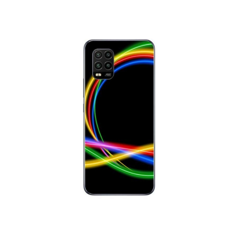 Gél tok mmCase a Xiaomi Mi 10 Lite készülékhez - neon körök