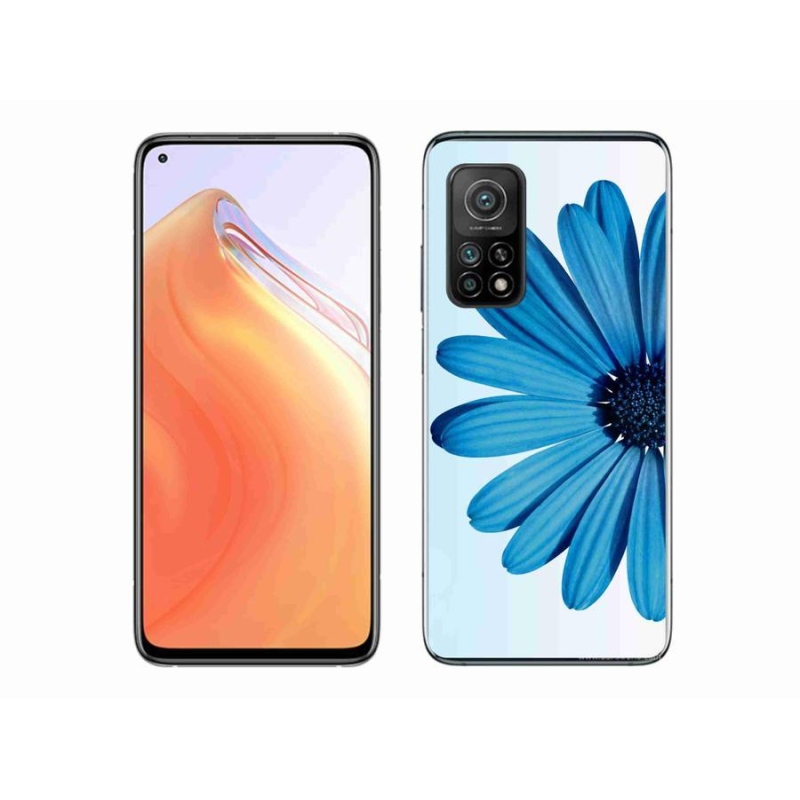 Gél tok mmCase a Xiaomi Mi 10T 5G-hez - kék százszorszép