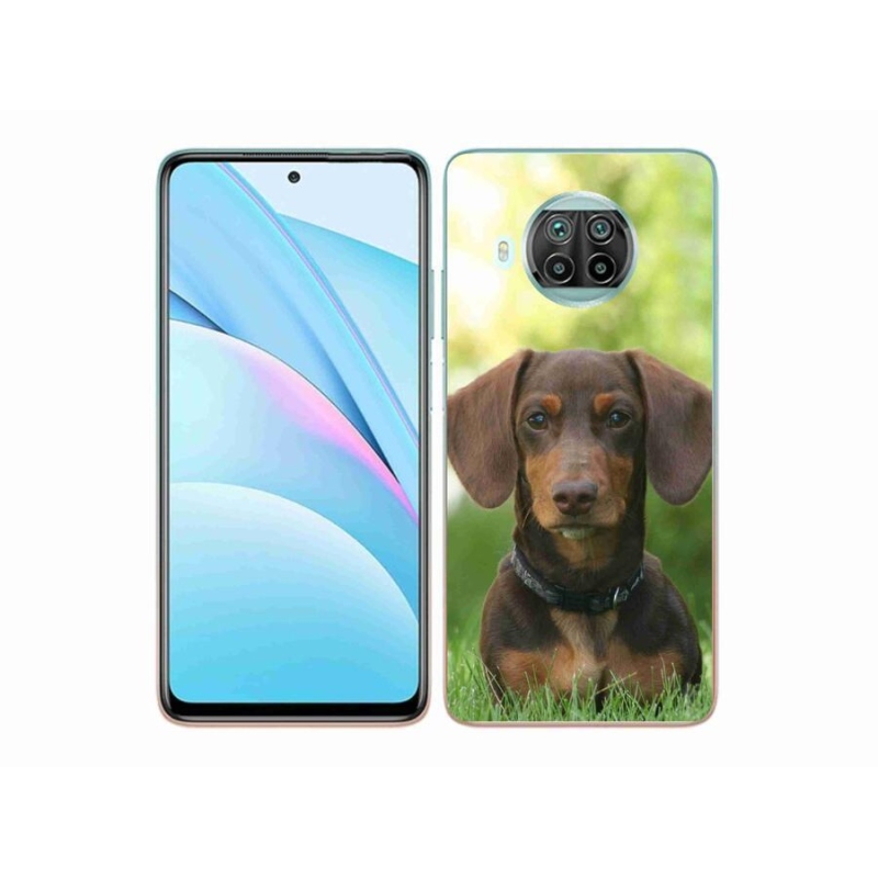 Gél tok mmCase a Xiaomi Mi 10T Lite 5G-hez - barna tacskó