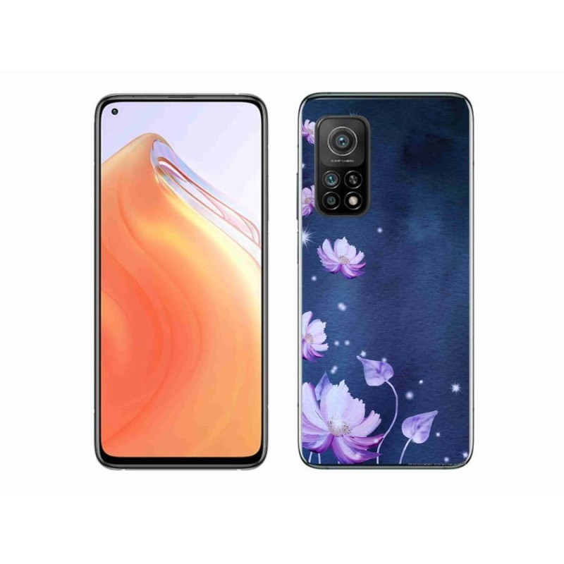 Gél tok mmCase a Xiaomi Mi 10T Pro 5G számára - hulló virágok