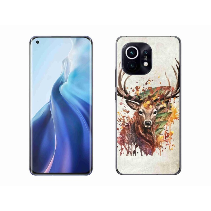 Gél tok mmCase a Xiaomi Mi 11 készülékhez - szarvas 1