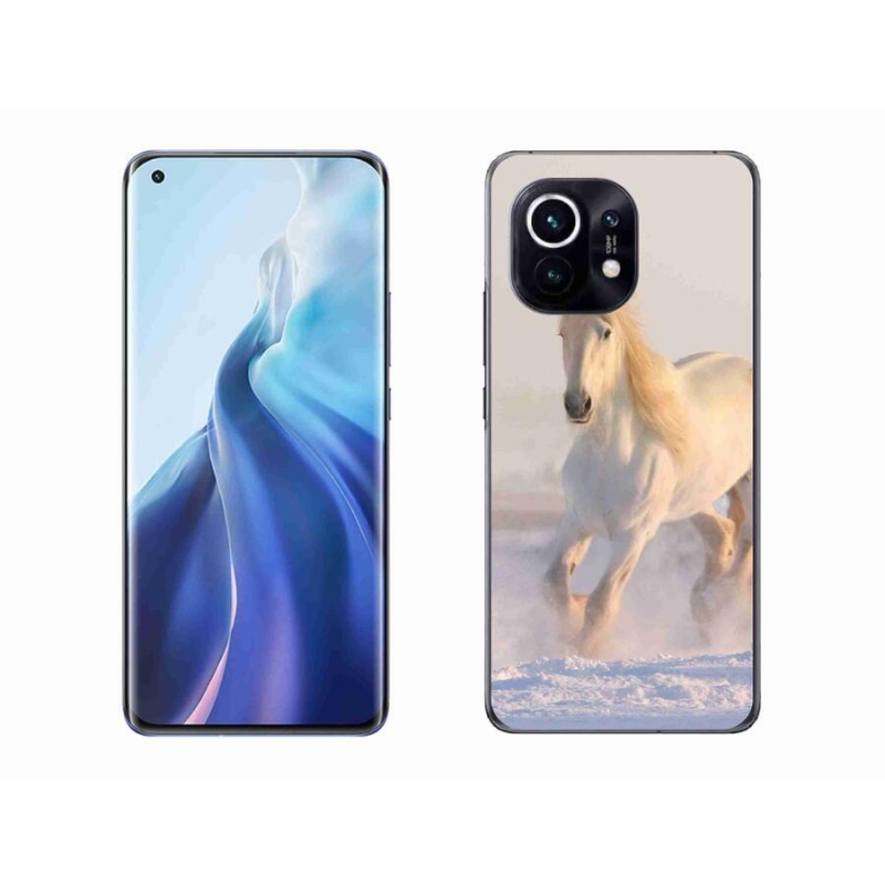 Gél tok mmCase a Xiaomi Mi 11-hez - ló a hóban