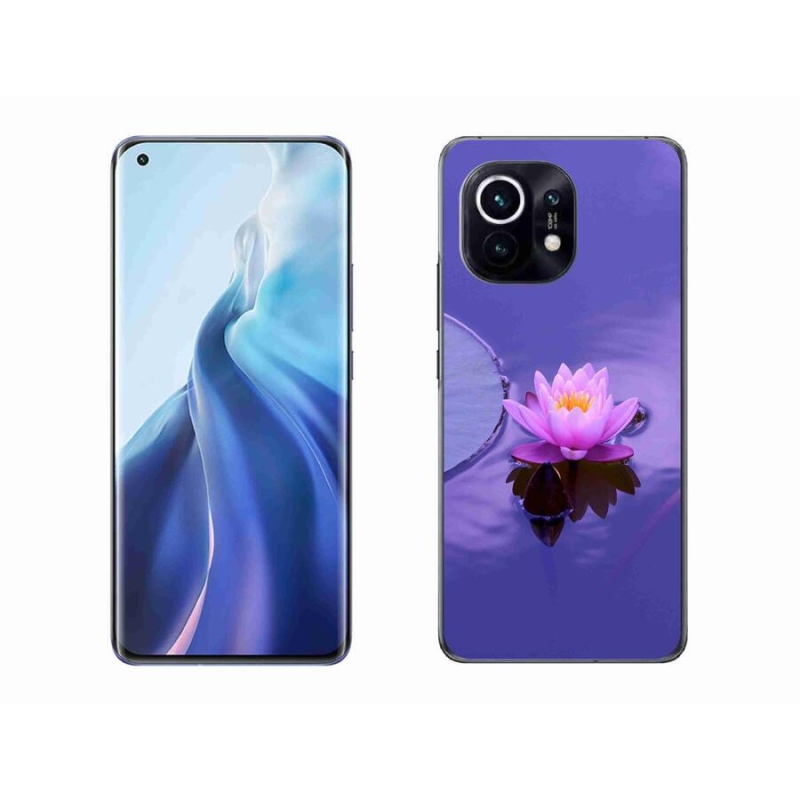 Gél tok mmCase a Xiaomi Mi 11-hez - virág a felületen