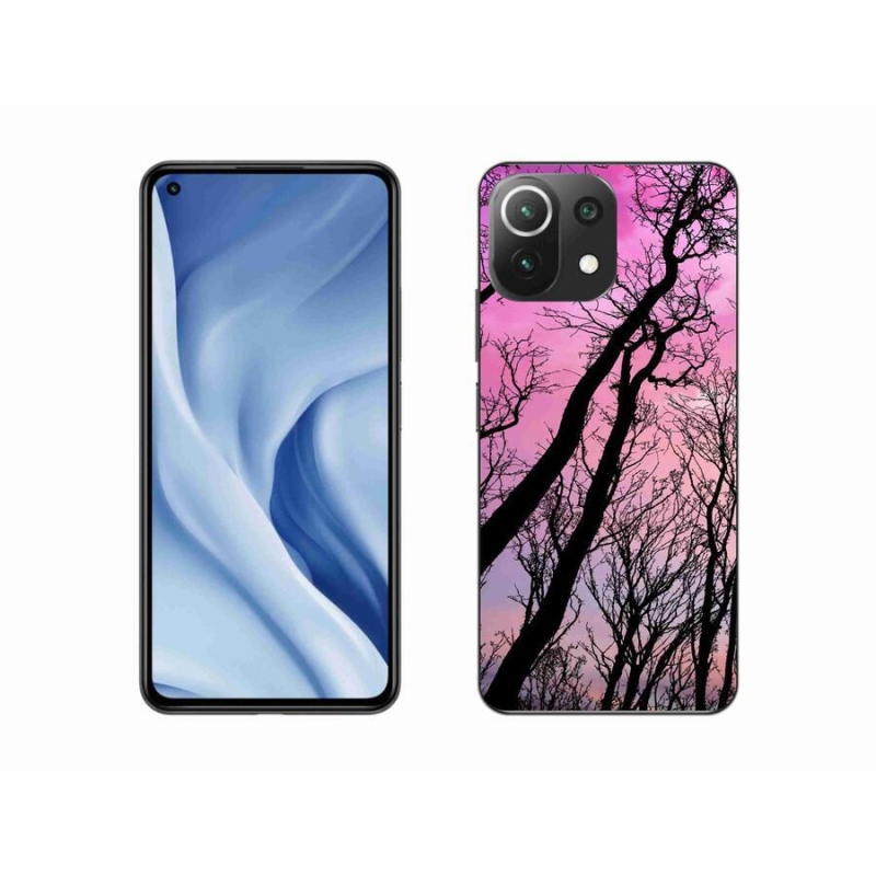 Gél tok mmCase a Xiaomi Mi 11 Lite 4G/5G számára - kidőlt fák