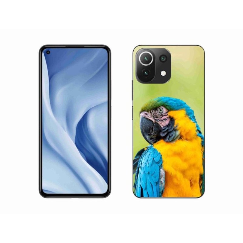 Gél tok mmCase a Xiaomi Mi 11 Lite 4G/5G-hez - papagáj ara 2