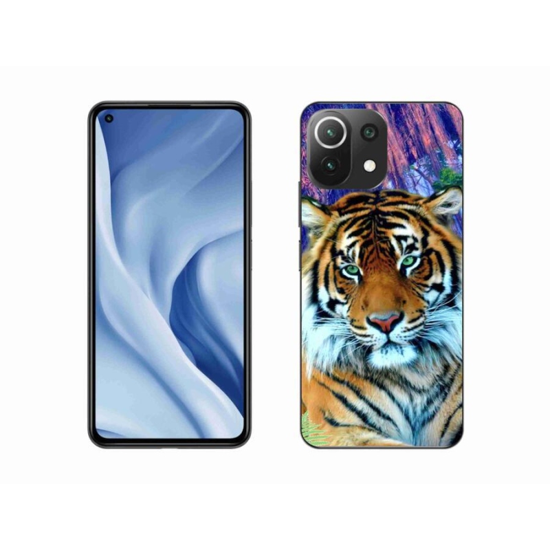 Gél tok mmCase a Xiaomi Mi 11 Lite 4G/5G-hez - tigris