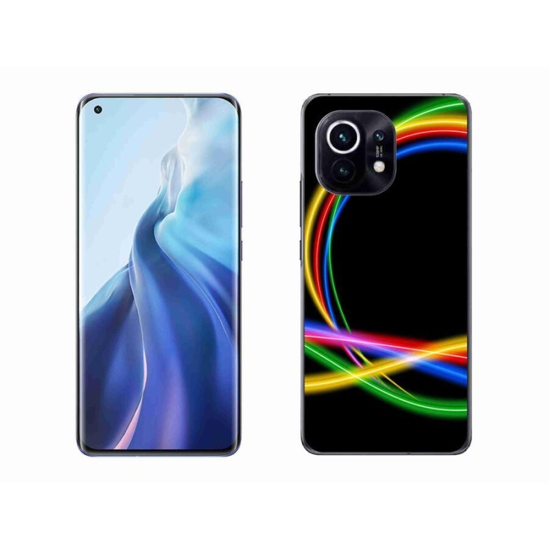 Gél tok mmCase a Xiaomi Mi 11 készülékhez - neon körök