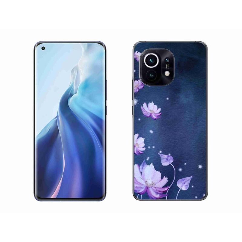 Gél tok mmCase a Xiaomi Mi 11-hez - hulló virágok