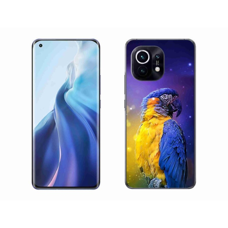 Gél tok mmCase a Xiaomi Mi 11-hez - papagáj ara 1