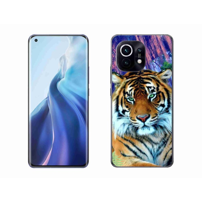 Gél tok mmCase a Xiaomi Mi 11-hez - tigris