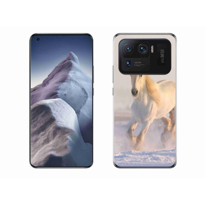 Gél tok mmCase a Xiaomi Mi 11 Ultra számára - ló a hóban