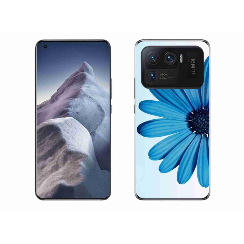 Gél tok mmCase a Xiaomi Mi 11 Ultra készülékhez - kék margaréta