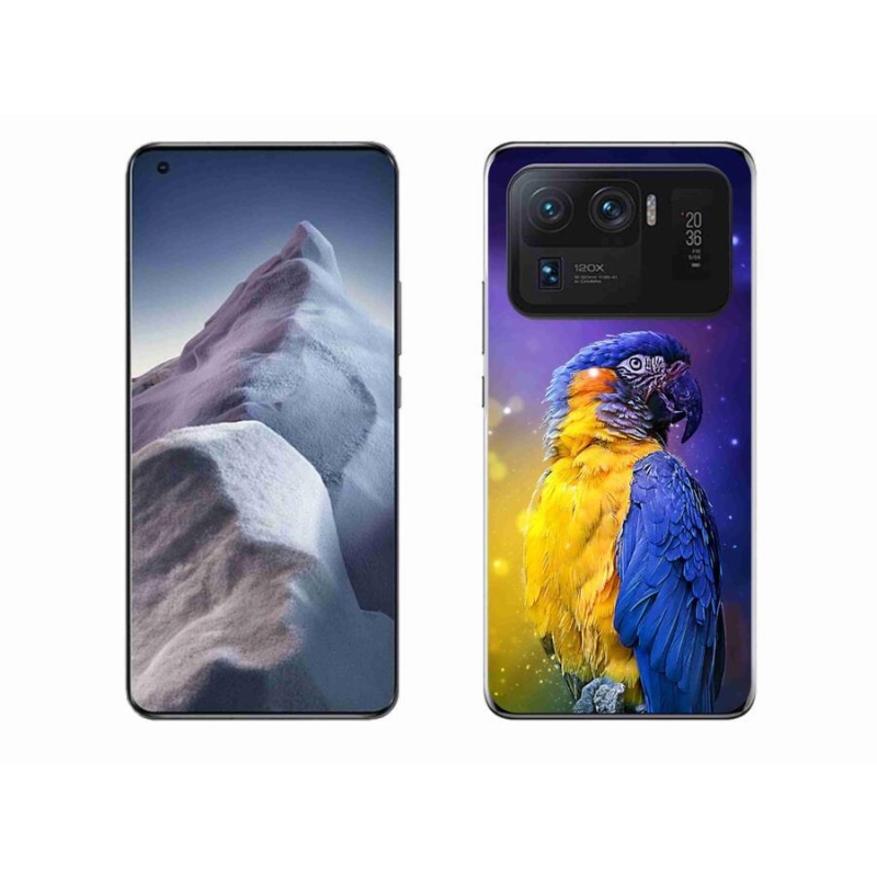 Gél tok mmCase a Xiaomi Mi 11 Ultra készülékhez - papagáj ara 1